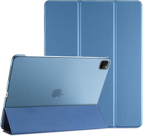 ProCase Smart Case for iPad Air 13 Inch (M3) 2025/ (M2) 2024/ iPad Pro 12.9 Inch 6th/5th/4th/3rd Generation 2022/2021/2020/2018, Slim Stand Hard Back Shell Smart Cover -Blue on Amazon.ae - Price Tracker