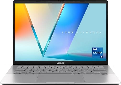 ASUS Vivobook S14 Slim Laptop (Cool Sliver) | Intel Core 5 210H, 14"WUXGA Display, 16GB DDR5, 512GB SSD, Intel UHD Graphics, Win11 [S3407VA-LY076W] على Amazon.ae - متتبع الأسعار