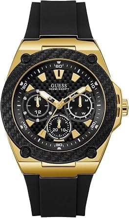 GUESS Men's Stainless Steel Casual Silicone Watch on Amazon - Best Deal Finder