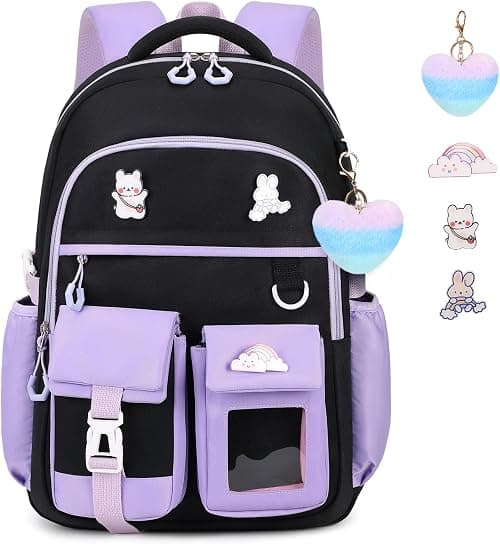 PIG PIG GIRL Girls Backpack, Kawaii School Backpack with Convertible Shoulder Tote Bag Book Bag for Primary Elementary School on Amazon.ae - Price Tracker