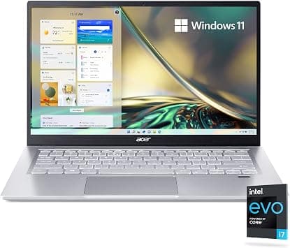 Acer Swift 3 Intel Evo Thin & Light Laptop | 14.0" Full HD IPS | Intel Core i7-1165G7 | Intel Iris Xe Graphics | 8GB LPDDR4X | 512GB SSD | Wi-Fi 6 | Fingerprint Reader | Back-lit KB | SF314-511-7412 على Amazon.ae - متتبع الأسعار