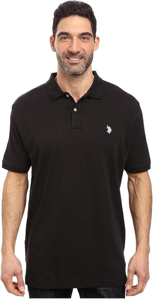U.S. POLO ASSN. mens Solid Cotton Pique Polo With Small Pony Solid Cotton Pique Polo With Small Pony on Amazon.ae - Price Tracker