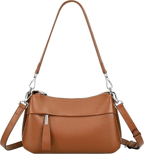 Over Earth Leather Handbags for Women Small Hobo Shoulder Bag Ladies Crossbody Purse on Amazon.ae - Price Tracker