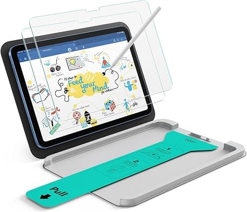 ESR 2 Pack Paper-Feel Screen Protector for iPad A16 11/10th (11/10.9 inch) | 2025/2022, 9H Matte Writing Tempered Glass with Ultra Fit Tray, Write and Draw Like on Paper, Anti-Glare, Bubble-Free on Amazon.ae - Price Tracker