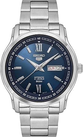 Seiko Stainless Steel Analog Blue Dial Men's Watch-Snkp17K1 on Amazon.ae - Price Tracker
