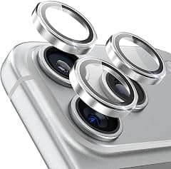 CloudValley 17 Pro/17 Pro Max Camera Lens Protection, [1 Second Installation] Ultra-HD Tempered Glass Cover, Silver - Amazon.ae Price Tracker