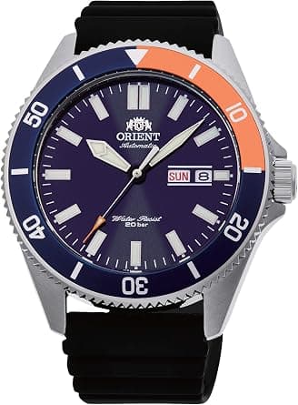 Orient RA-AA0916L19B Kanno Analog Automatic Sports Watch for Men, 43 mm Case Size, Black/Blue on Amazon.ae - Price Tracker