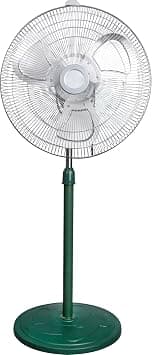 Heavy Duty Industrial Pedestal Fan 18” (45.72cm) – 95W High Power, 3 Speed Settings, Metal Blade Stand Fan for Indoor & Outdoor Use, Durable Iron & Aluminum Construction on Amazon.ae - Price Tracker