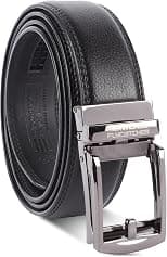 HAMMONDS FLYCATCHER Genuine Leather Belt for Men - Perfect for Formal and Casual Wear - Adjustable Waistband up to 46 Inches - Autolock Belt for Formal and Casual Wear - Best Deal Finder