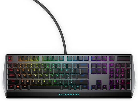 Alienware Low-Profile RGB Gaming Keyboard AW510K: Alienfx Per Key RGB LED - Media CONTROLS & USB Passthrough - Cherry MX Low Profile Red Switches على Amazon.ae - متتبع الأسعار