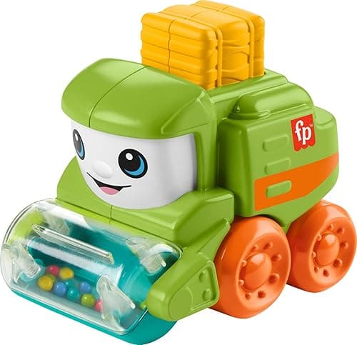 Fisher-Price Baby Toy Rollin’ Tractor Push-Along Vehicle with Fine Motor Activities for Infants Ages 6+ Months on Amazon.ae - Price Tracker