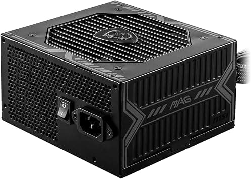 MSI MAG A650BN 650W 80+ Bronze Power Supply, DC-DC Circuit Design, 120 mm Fan Size, Active PFC, 100-240Vac, ATX - Black على Amazon.ae - متتبع الأسعار