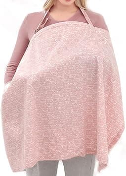 Excefore Nursing Cover Cotton Breastfeeding Cover with Adjustable Strap, Soft Boned Nursing Apron Cover Burp Cloth Breathable Lightweight, Stylish Discreet Full Privacy Breastfeeding Scarf on Amazon.ae - Price Tracker
