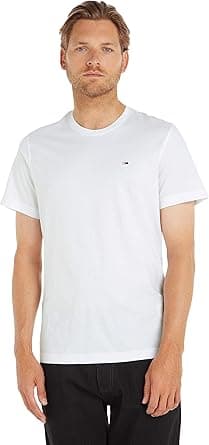Tommy Jeans Men's Tjm Xslim Jersey Tee Dm0dm04411 S/S T-Shirt (pack of 1) on Amazon.ae - Price Tracker