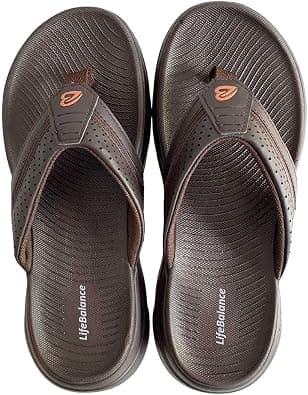 LifeBalance Comfortable Foot Massage Slipper with Arch Support for Pain Relief, Orthopedic Slippers on Amazon.ae - Price Tracker