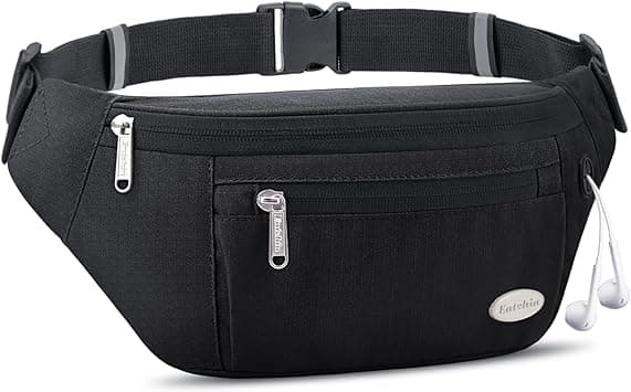 Entchin Fanny Pack for Women Men, Large Capacity Crossbody Waist Bags for Hiking Running Travel Cycling Fits Any Phones on Amazon.ae - Price Tracker