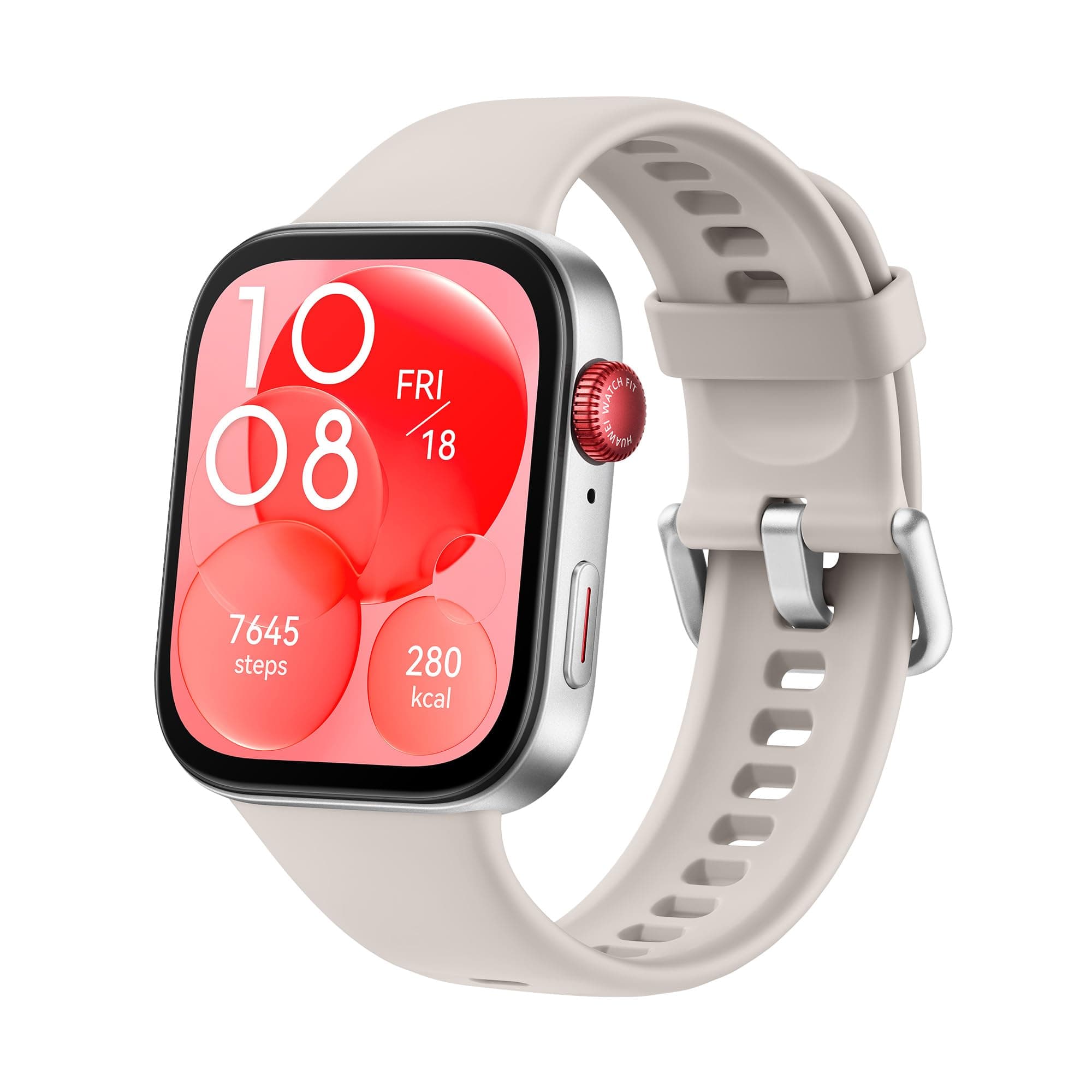 HUAWEI Watch FIT 3, Bluetooth Calls, GPS, Smartwatch, Aluminium Case, iOS & Android, 1.82 Inch AMOLED Display, Up to 10 Days Battery Life, Comprehensive Health & Fitness Management, White on Amazon.ae - Price Tracker