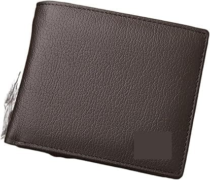 100% Genuine Leather Mens Wallet Premium Product Real Cowhide Wallets for Man Short Black Walet Short Purses Card Wallets For Women, (Color : Brown) on Amazon.ae - Price Tracker