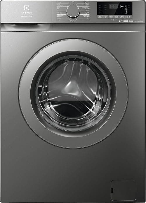 Electrolux 7KG Freestanding Washing Machine, 15 Programs, Fully Automatic, 5 Star Energy Efficiency, BLDC Inverter Motor, 1200RPM, LED Indicator, Hygiene Care & Tub Clean, EWF7028M6GA, Dark Grey on Amazon.ae - Price Tracker