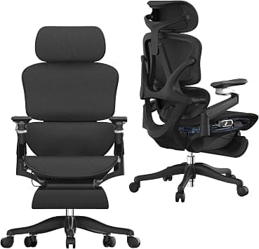Skyland Electric Office Chair - High-Back Mesh Design, 8D Armrests, Adjustable Lumbar Support & Footrest, One-Touch Zero Gravity Recline Technology - Gaming chair on Amazon.ae - Price Tracker