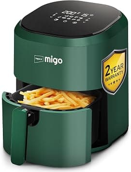 Impex Air Fryer 10 in 1 Air Fryer For Home 1200 W Oil-free Cooking 4.5 L Instant Electric Air Fryer for Home Auto Cut Off (Digital (Green)) on Amazon - Best Deal Finder