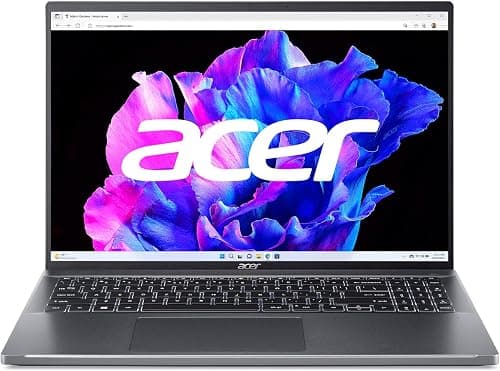 Acer Swift Go 16 Thin & Light Laptop | 16" 1920 x 1200 100% sRGB 400nit Display | Intel Core i5-1335U | Intel Iris Xe Graphics | 8GB LPDDR5 | 512GB Gen 4 SSD | Intel WiFi 6E AX211 | SFG16-71-52SD on Amazon.ae - Price Tracker