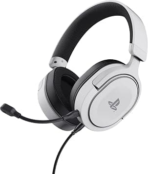 Trust Gaming GXT 498W Forta [Officially Licensed for PlayStation 5] Sustainable Gaming Headset for PS5 / PS4, 1.2m Cable, 50mm Drivers, Detachable Microphone, Wired Over-Ear Headphones - White - Amazon.sa Price Tracker