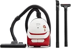 NIKAI Vacuum Cleaner, Compact Design, Automatic Cord Rewinding, Multi-Stage Filtration, Filter Full Indication, Cloth Bag, Easy Carry Handle For Effortless Cleaning 1400 W NVC2302A1 - 2 Years Warranty - Amazon.ae Price Tracker