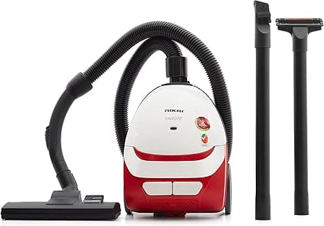 NIKAI Vacuum Cleaner, Compact Design, Automatic Cord Rewinding, Multi-Stage Filtration, Filter Full Indication, Cloth Bag, Easy Carry Handle For Effortless Cleaning 1400 W NVC2302A1 - 2 Years Warranty on Amazon.ae - Price Tracker
