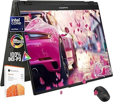 ASUS Vivobook Flip 14inch Touchscreen Laptop 2 in 1 - OLED WUXGA Display -Intel Core Ultra 7 256V -16GB RAM -1TB SSD -Backlit Keyboard -Windows 11 Office 365 -Business Computadora Portátil 2025 - Amazon.ae Price Tracker