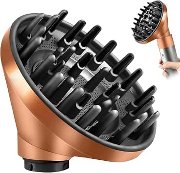 Upgraded Diffuser Nozzle for Dyson Curling Iron Converting for Dyson Airwrap Styler To Hair Dryer Diffuser Attachment, for Airwrap Attachment Nozzle, 973365-01, Gold - Best Deal Finder