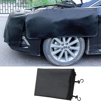 3Pcs Magnetic Fender Cover with Magnets and Hooks,PU leather Protective Mat for Repair Automotive Work, Car Fender Wing Mud Guard Cover Soft Padding,Black110cm×45cm on Amazon.ae - Price Tracker