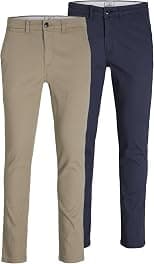 JACK & JONES Men's Jjimarco Jjdave Sa 2 Pack Trouser (pack of 2) - Best Deal Finder