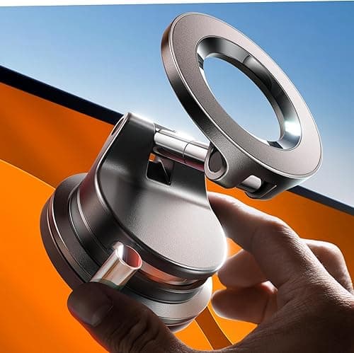 LISEN for 2026 Magsafe Car Mount, Suction Mobile Holder for Car, Car Phone Holder Magnetic, Gift for Men, Car Accessories Interior for iPhone 17 16 15 14 13 Pro Max حامل موبايل للسيارة on Amazon.ae - Price Tracker