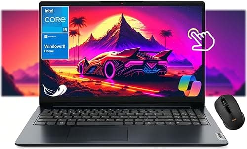 Lenovo IdeaPad 1i 15.6" FHD Touchscreen Laptop, Intel 13th Gen Core i5-1335U, Copilot AI, Webcam with Privacy Shutter, Numeric Keypad, Wi-Fi 6, Windows 11 Home, w/Mouse (16GB RAM | 512GB SSD) on Amazon.ae - Price Tracker