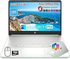 HP 2025 14 Inch Laptop Computer, Office Lifetime License, Intel Processor N150, 16 GB RAM, 384 GB Storage(128GB UFS+256GB MSD), Copilot AI, Wi-Fi 6, Webcam, Lightweight, Windows 11 Pro, w/Accessories - Amazon.ae Price Tracker