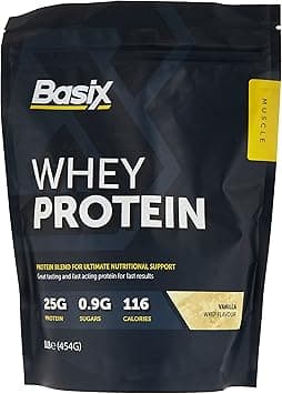 Basix - Muscle Whey Protein - Vanilla Whip - 1 Lb - Amazon.ae Price Tracker
