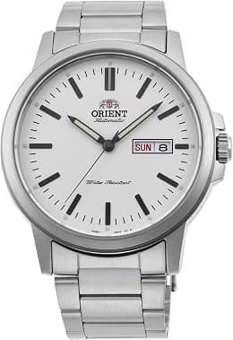 Orient Contemporary Conmuter - Wristwatch For Male Automatic And Hand-wound Mechanical Casual Strap And Case In Stainless Steel Color Grey Dial Analogue Grey - RA-AA0C03S - Best Deal Finder