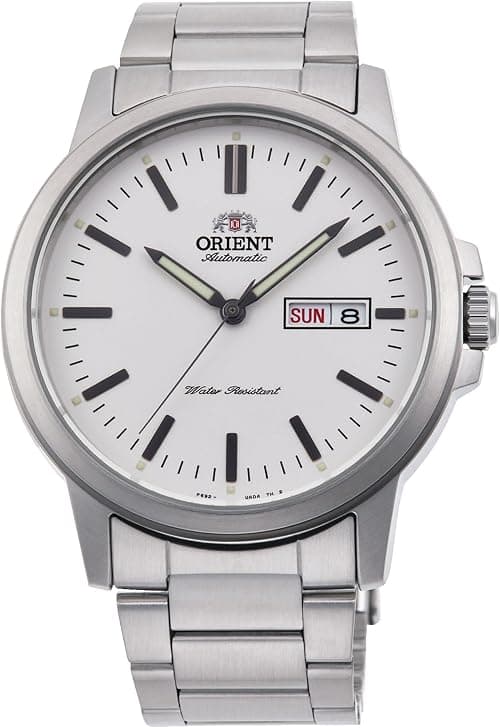 Orient Contemporary Conmuter - Wristwatch For Male Automatic And Hand-wound Mechanical Casual Strap And Case In Stainless Steel Color Grey Dial Analogue Grey - RA-AA0C03S on Amazon - Best Deal Finder