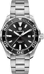 TAG Heuer orologio Aquaracer 43mm nero quarzo acciaio WAY101A.BA0746 - Best Deal Finder