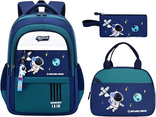 MITOWERMI 3pcs Kids Backpack with Lunch Box School Bag for Boys Girls Backpack Bookbag Set for Elementary School Student on Amazon.ae - Price Tracker