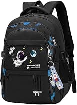 Astronaut Backpack for Boys Teens, Large Capacity School Bag Bookbag for Kids Elementary Middle - Best Deal Finder