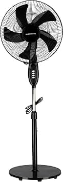 Olsenmark 16" Stand Fan- OMF1854, Pedestal Fan With 5 Leaf Blades For Strong Wind And 3-Speed Levels| High Performance Motor For High Speed Wind - Amazon.ae Price Tracker
