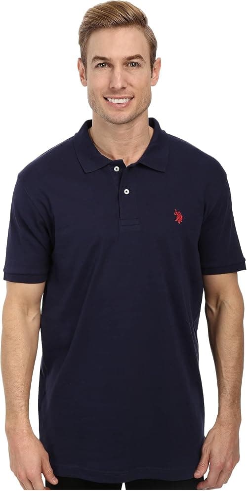 U.S. POLO ASSN. mens Solid Cotton Pique Polo With Small Pony Solid Cotton Pique Polo With Small Pony على Amazon.ae - متتبع الأسعار