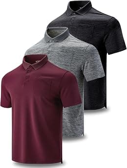 Liberty Imports mens Golf Shirts With Pockets Polo Shirt - Best Deal Finder