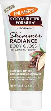Palmer's Cocoa Butter Formula Shimmer Body Lotion with Vitamin E, 5.25 Fl Oz, Radiance Body Gloss, Help Blur Veins, Cellulite, Marks, 48 Hour Moisture - Best Deal Finder