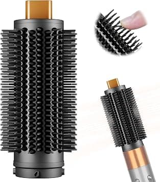 Upgraded Round Volumizng Brush for Dyson Airwrap, Round Brush Attachment Compatible with Airwrap HS01/05/08, Flexible Bristles for Root Lift Volume Frizz Control Styling Volumizing - Best Deal Finder
