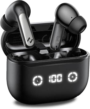 HAVIT TW984 Bluetooth 5.4 Earbuds with Active Noise Cancelling (ANC), ENC for HD Calls, 10mm Bass Drivers, 24H Battery with LED Display, Fast Type-C Charging, Dual Pairing, Custom Sound via App on Amazon.ae - Price Tracker