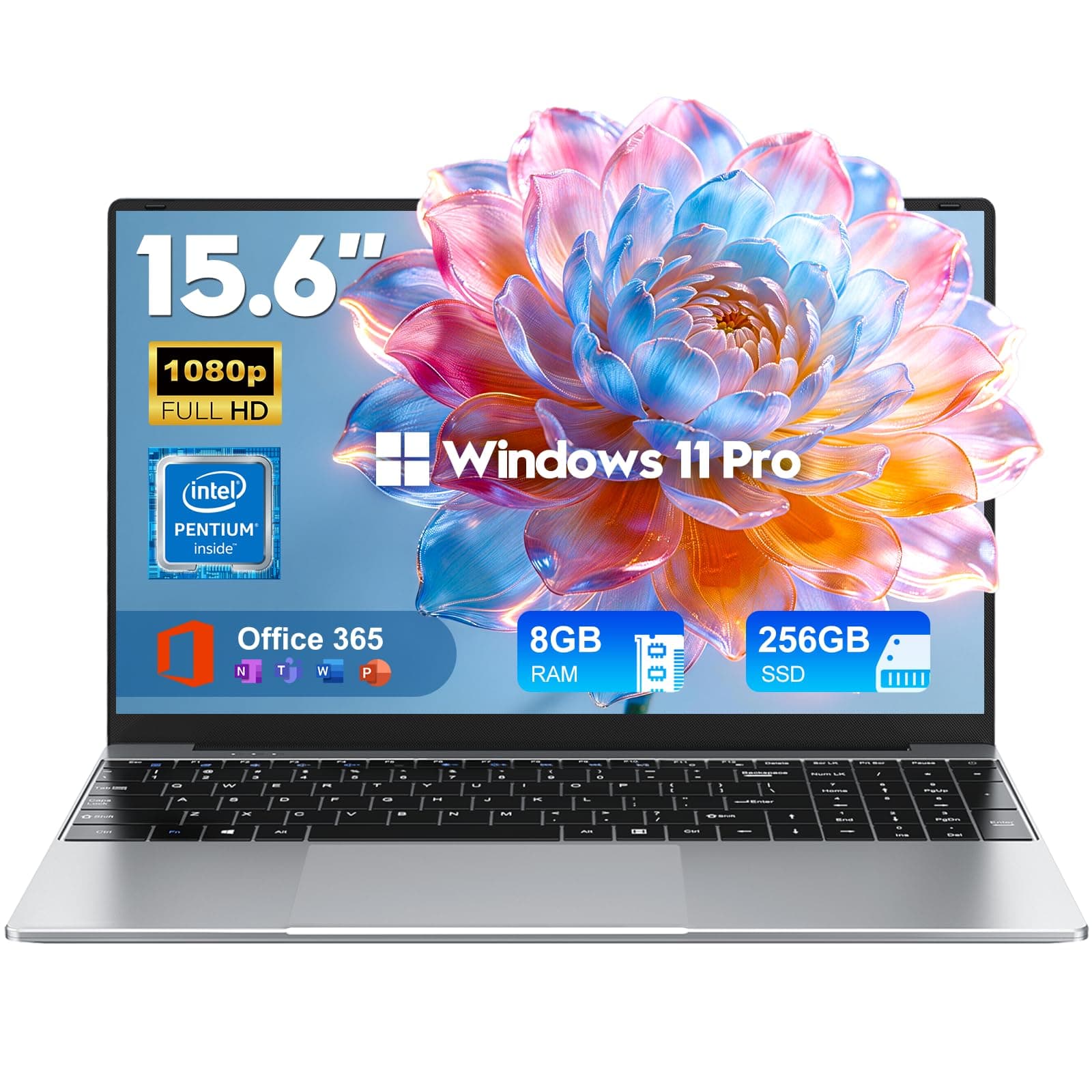 NIAKUN 15.6 Inch Lap Top,2026 New Windows 11 Pro Laptop Computers,Pentium 4425Y Process,8GB RAM 256GB SSD,PC with USB 3.0 * 2,IPS FHD 1920 * 1080 Display,Bussiness,Student，Home on Amazon.ae - Price Tracker