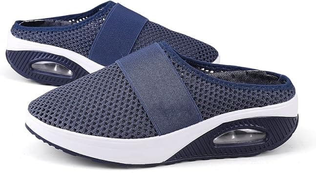 Womens Orthopedic Shoes, Diabetic Shoes for Women, Diabetic Walking Air Cushion Orthopedic Slip-On Shoes, Best Walking Shoes for Women على Amazon.ae - متتبع الأسعار